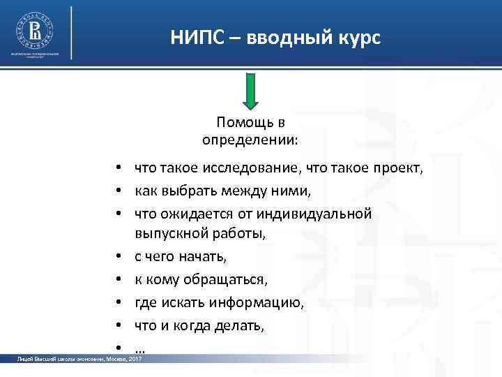 НИПС – вводный курс Помощь в определении: фото • что такое исследование, что такое