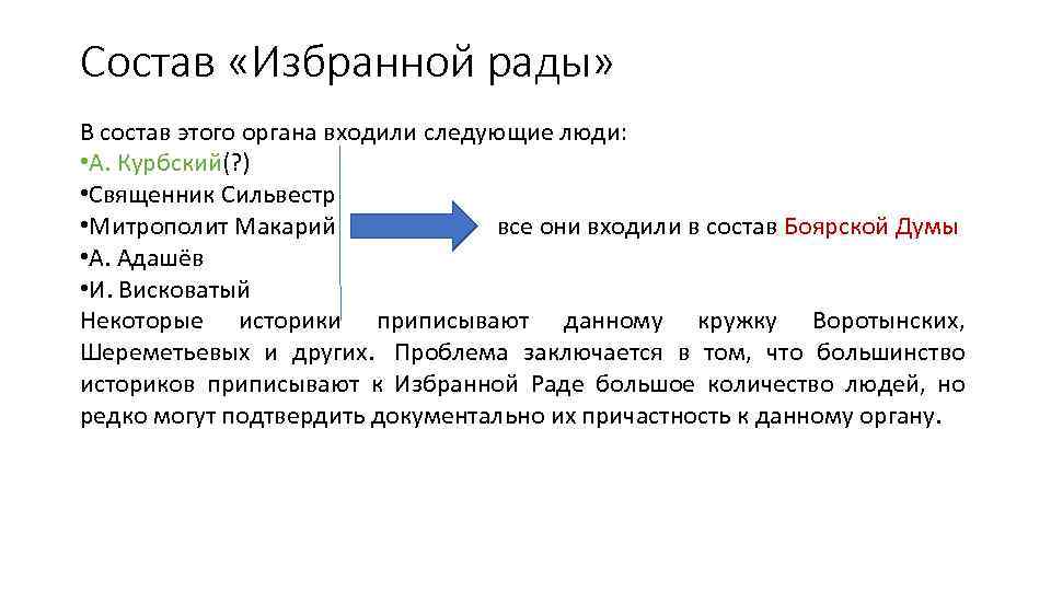 В состав избранной рады входили