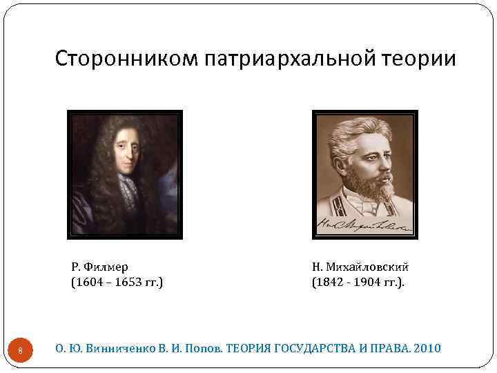 Патриархальная теория происхождения государства