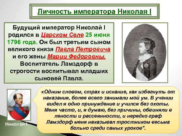 Эпоха правления Николая I