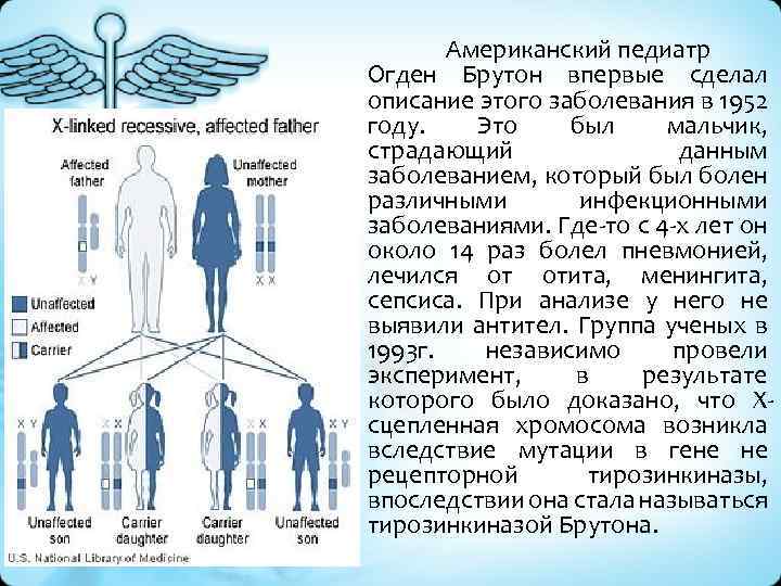 Болезнь брутона сопровождается