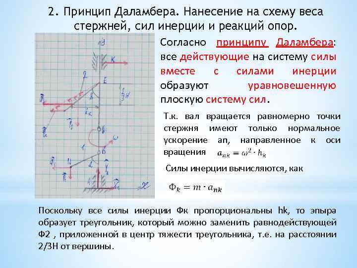 Принцип даламбера презентация