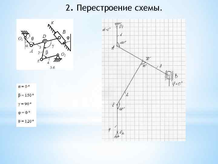 2. Перестроение схемы. 