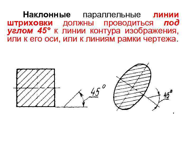 Линии штриховки