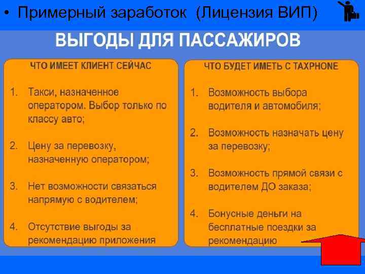  • Примерный заработок (Лицензия ВИП) 