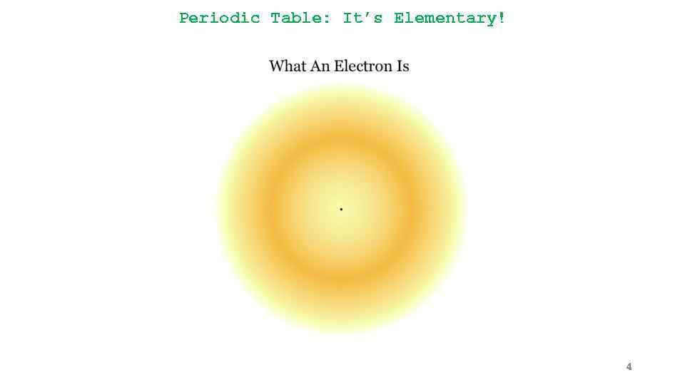 Periodic Table: It’s Elementary! 4 