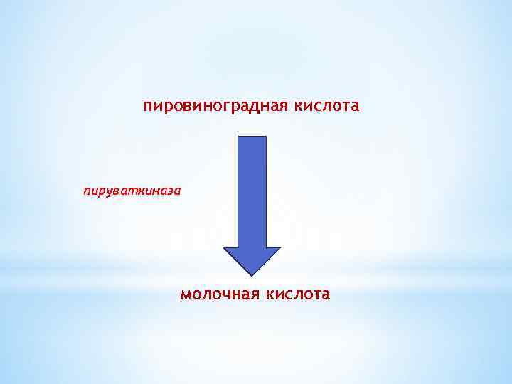 пировиноградная кислота пируваткиназа молочная кислота 