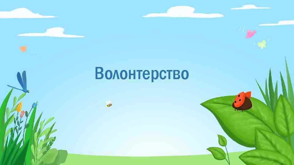 Волонтерство 