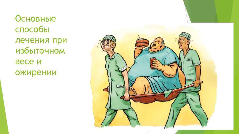 Основные способы лечения при избыточном весе и ожирении 