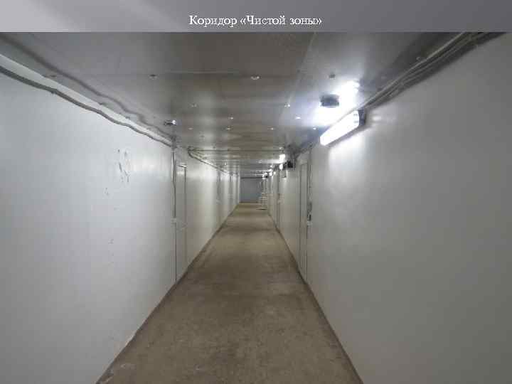 Коридор «Чистой зоны» 