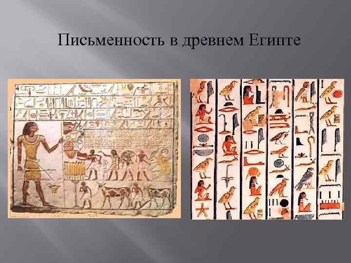 Письменность в древнем Египте 