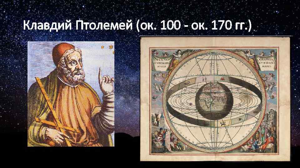 Клавдий Птолемей (ок. 100 - ок. 170 гг. ) 