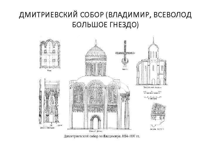 ДМИТРИЕВСКИЙ СОБОР (ВЛАДИМИР, ВСЕВОЛОД БОЛЬШОЕ ГНЕЗДО) 