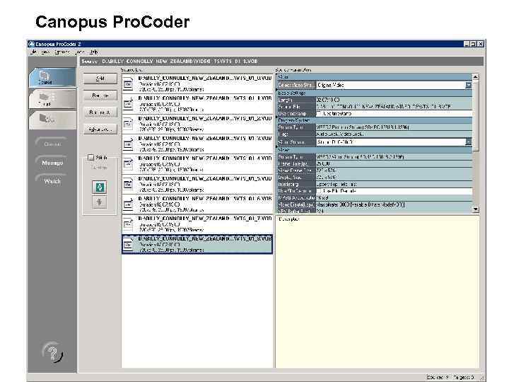 Canopus Pro. Coder 