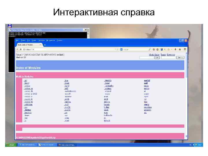 Интерактивная справка 
