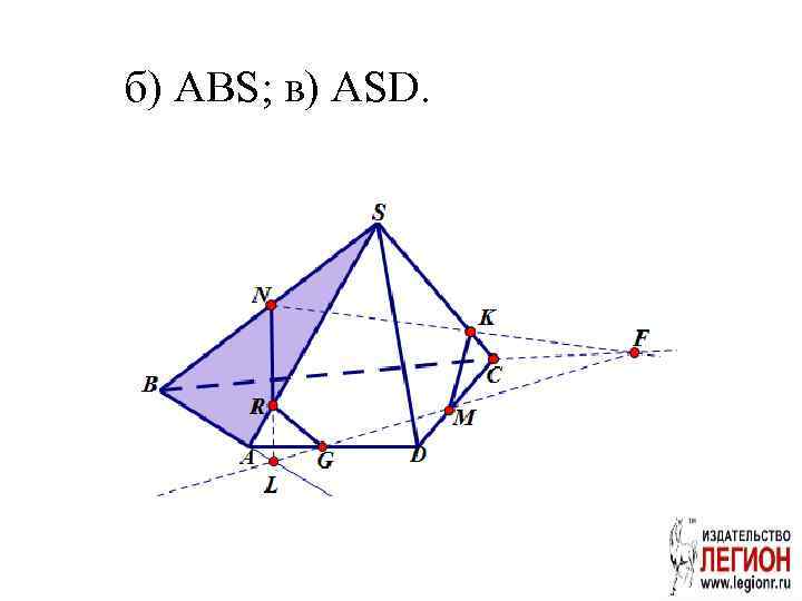 б) ABS; в) ASD. 