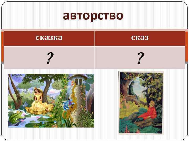 авторство сказка сказ ? ? 
