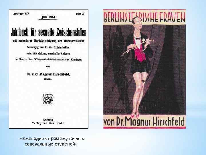  «Ежегодник промежуточных сексуальных ступеней» 