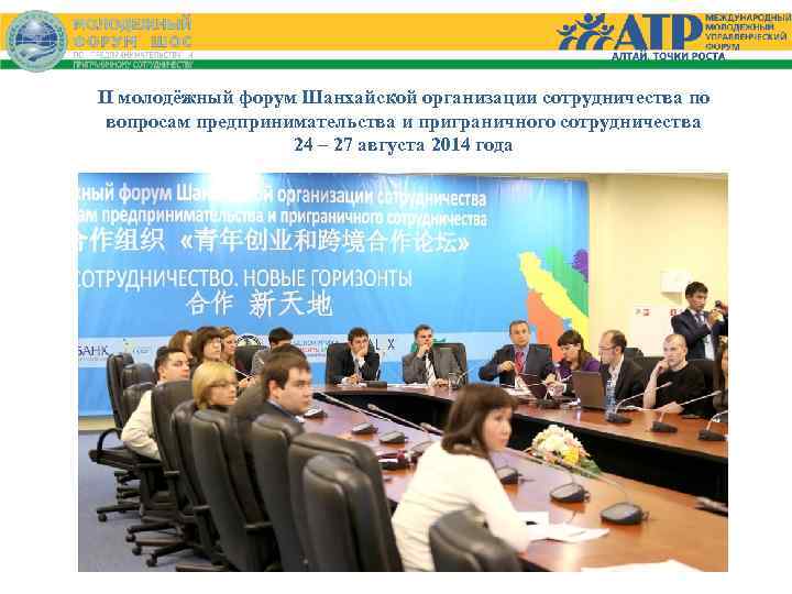 II молодёжный форум Шанхайской организации сотрудничества по вопросам предпринимательства и приграничного сотрудничества 24 –