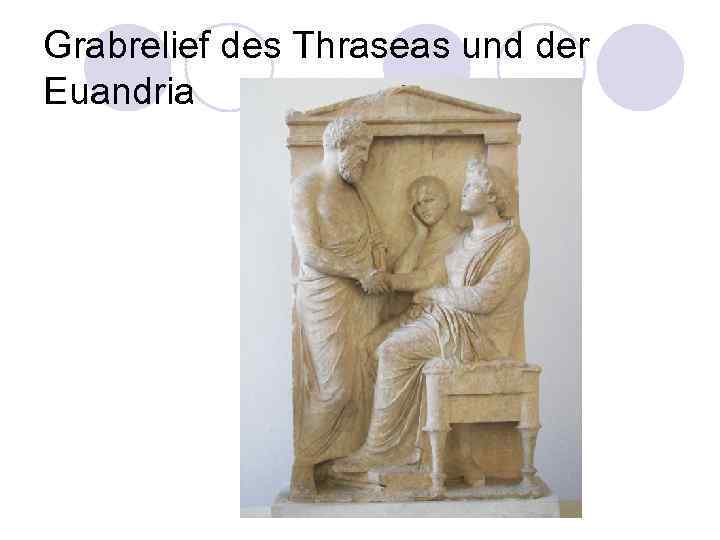 Grabrelief des Thraseas und der Euandria 