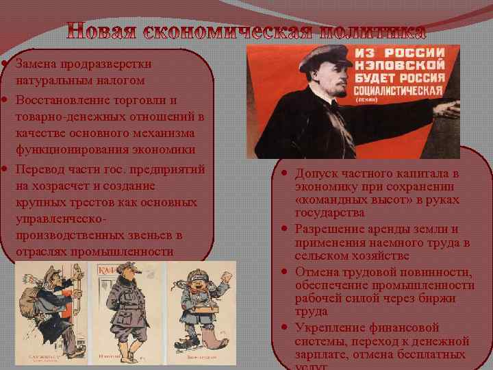  Замена продразверстки натуральным налогом Восстановление торговли и товарно-денежных отношений в качестве основного механизма