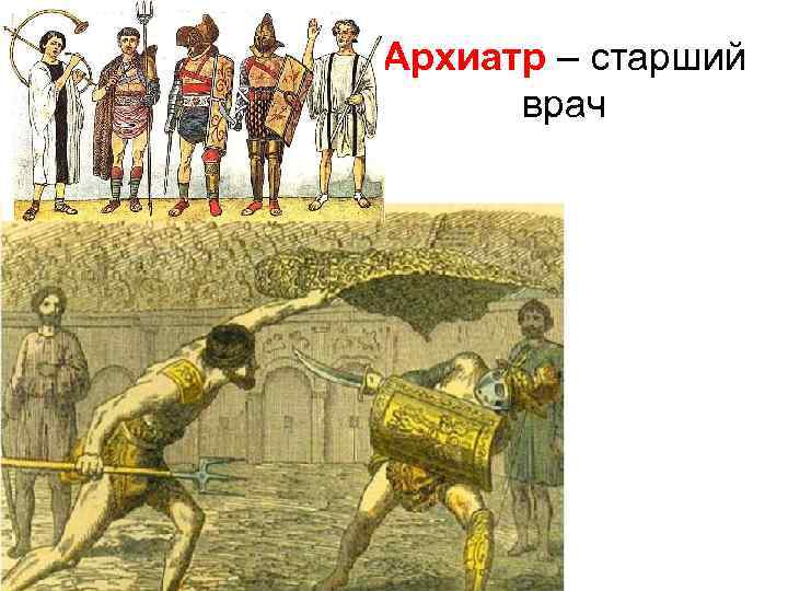 Архиатр – старший врач 