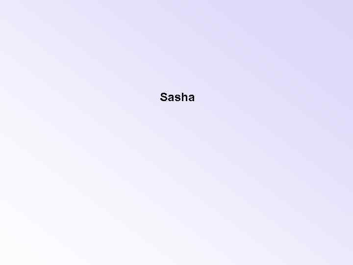Sasha 