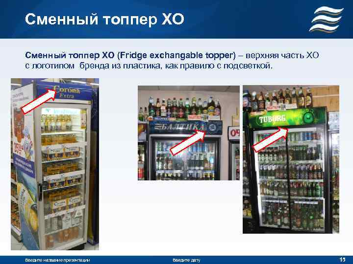 Сменный топпер ХО (Fridge exchangable topper) – верхняя часть ХО с логотипом бренда из
