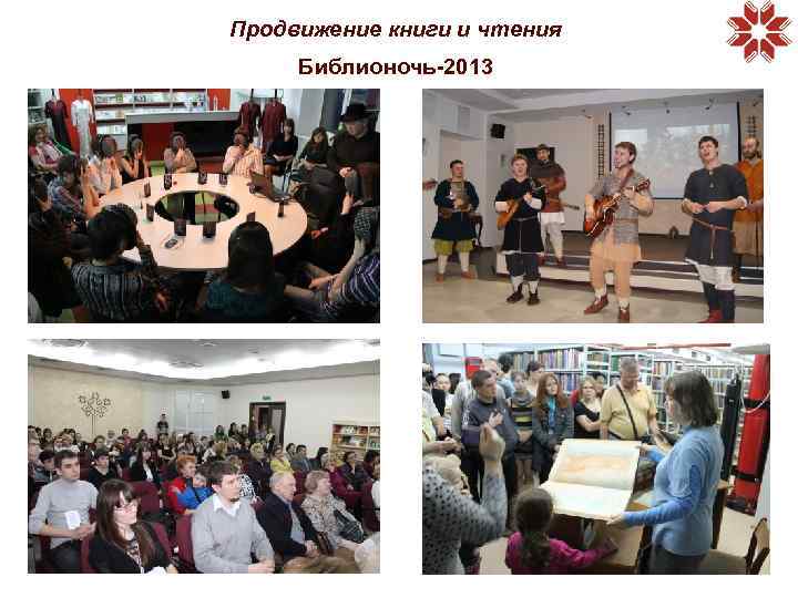 Продвижение книги и чтения Библионочь-2013 