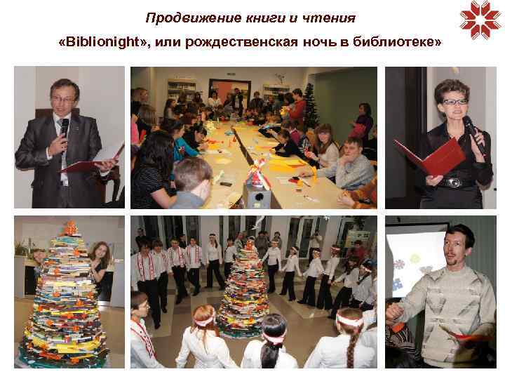 Продвижение книги и чтения «Biblionight» , или рождественская ночь в библиотеке» 