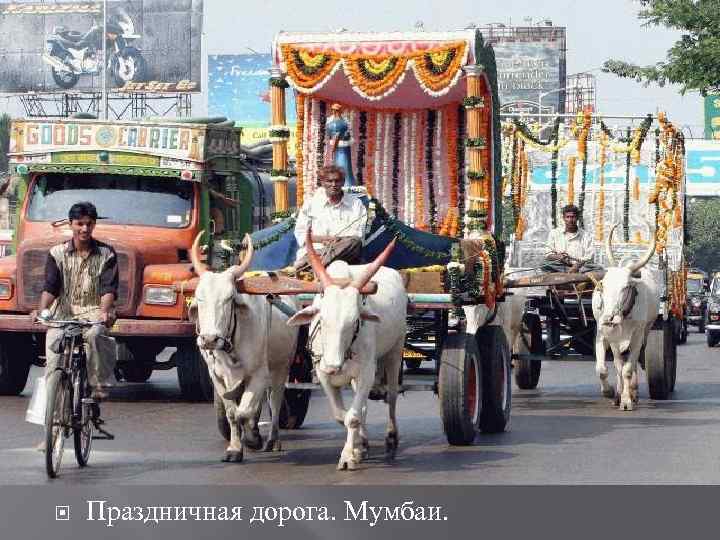  Праздничная дорога. Мумбаи. 