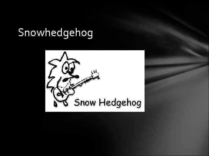 Snowhedgehog 