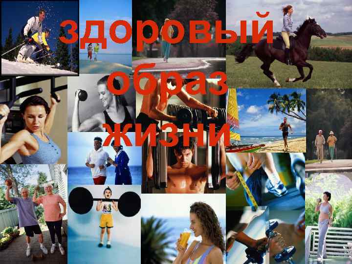 здоровый образ жизни 