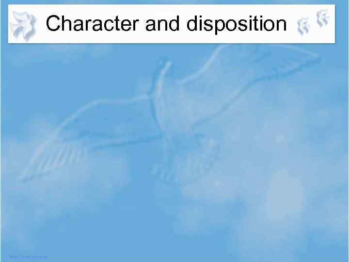 Character and disposition 