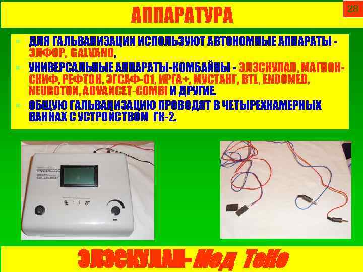 Презентация на тему гальванизация