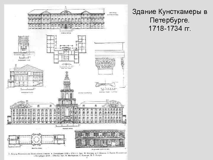 Кунсткамера план здания