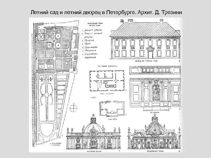 План летнего сада