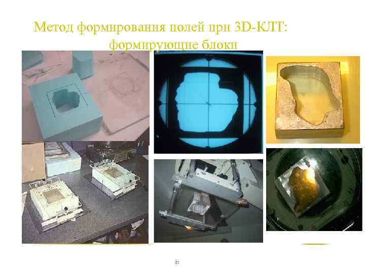 Метод формирования полей при 3 D-КЛT: формирующие блоки 35 