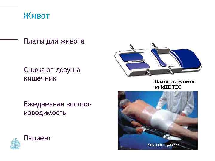 Живот Платы для живота Снижают дозу на кишечник Плата для живота от MEDTEC Ежедневная