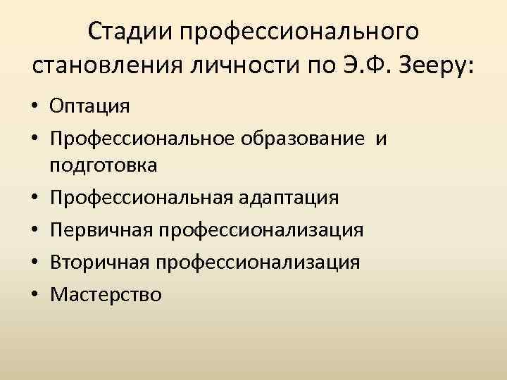 Этапы формирования личности. Стадии профессионального становления личности по э.ф.Зееру. Стадии профессионального развития личности. Cnlfbb профессионального становления личности. Стадии профессионального становления.