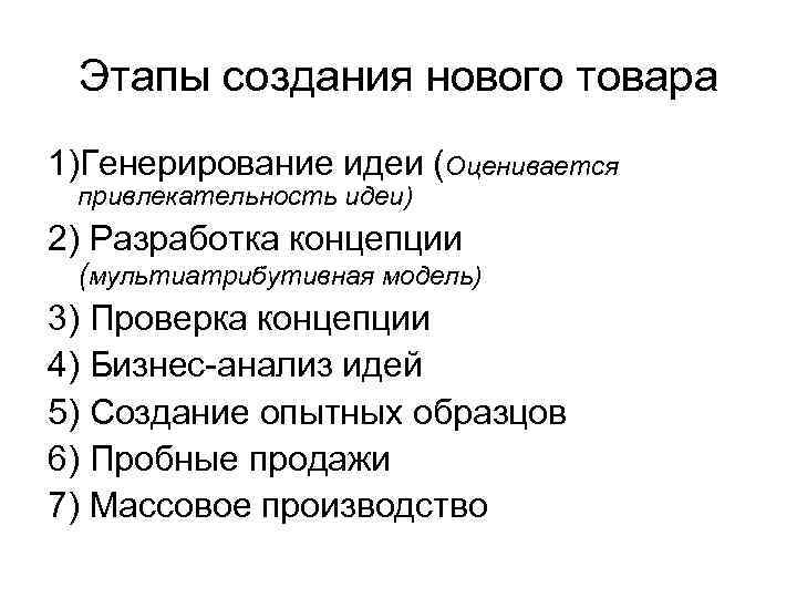 Создание товара