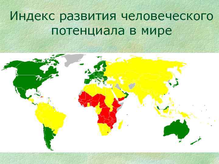 Презентация индекс развития человеческого потенциала презентация