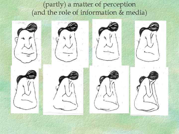 (partly) a matter of perception (and the role of information & media) 