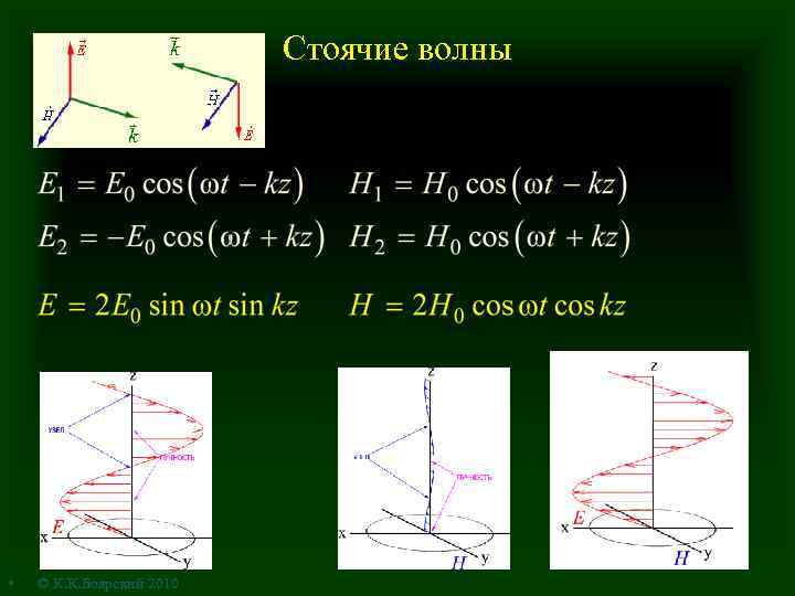 Стоячие волны • © К. К. Боярский 2010 