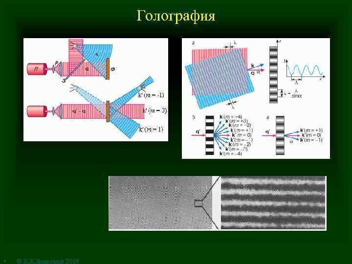 Голография • © К. К. Боярский 2009 