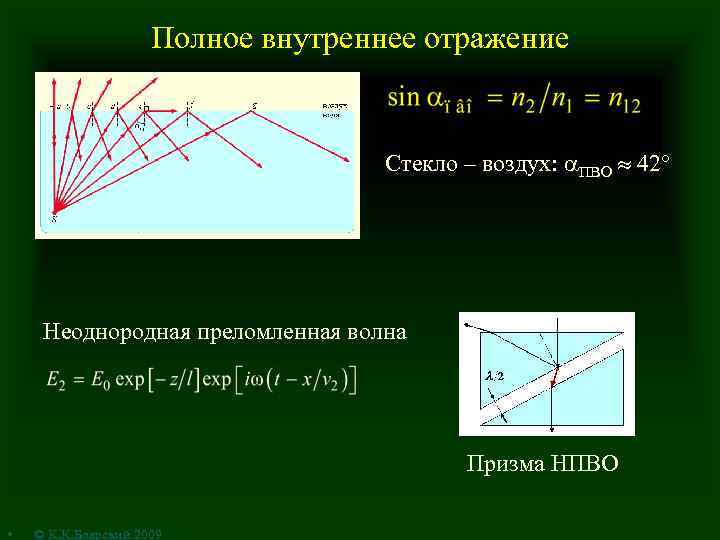 Полное внутреннее отражение. Внутреннее отражение. Полное внутреннее отражение стекло воздух. Неполное внутреннее отражение. Призма полного внутреннего отражения.