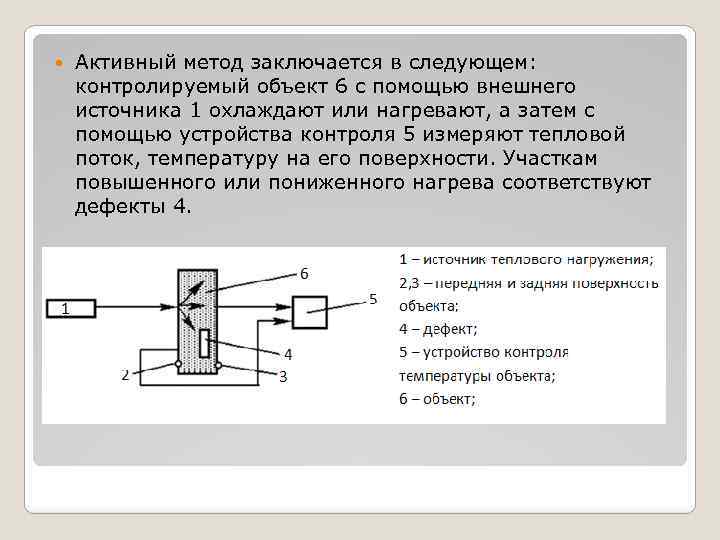 Схема теплового контроля. Схема пассивного теплового контроля. Теплового метода неразрушающего контроля.