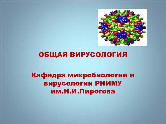 Общая вирусология презентация