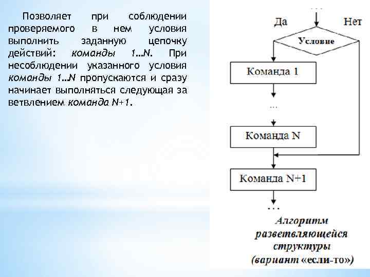 Четкая последовательность команд