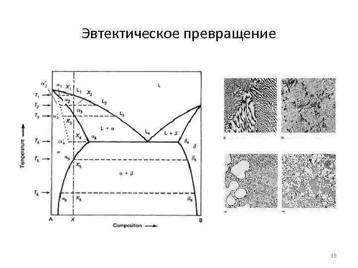 Линия эвтектического превращения на диаграмме